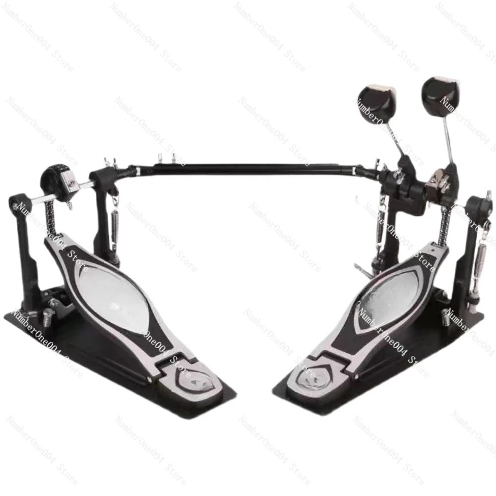 

Drum Kit Double Step Drum Kit Drum Set Step Thickened Zinc Aluminum Alloy Pedal Double Chain Tread Hammer Double Step