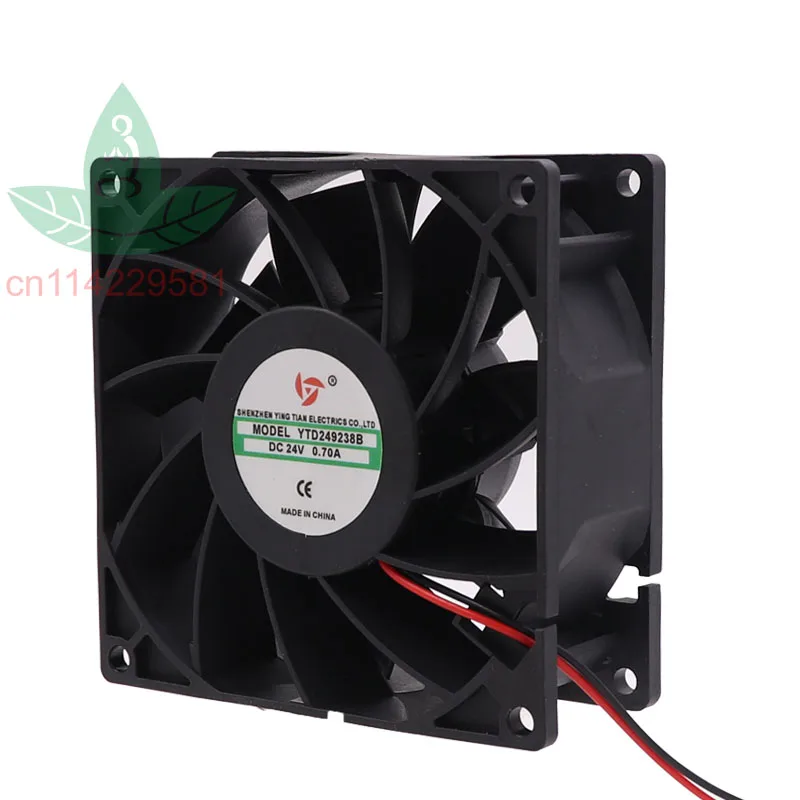 Ventilador de refrigeración para máquina de soldadura YTD249238B 9038, 24V, 0.7A, 9CM, inversor, nuevo