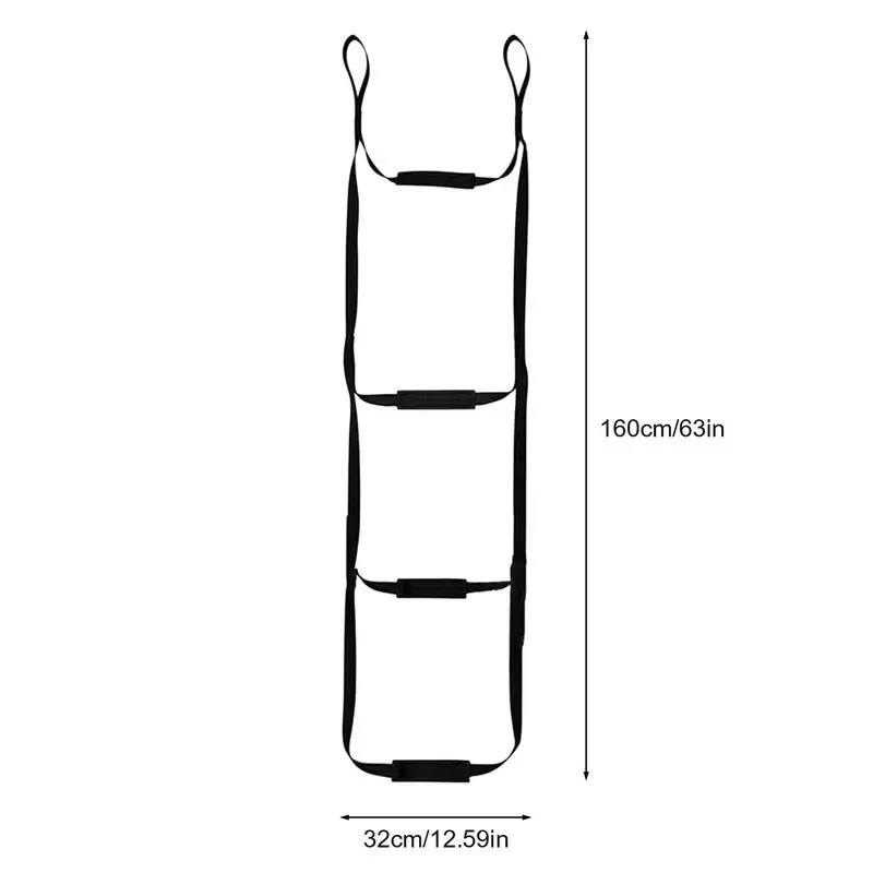 Aiutante portatile per arrampicata sugli alberi da caccia con gradini antiscivolo Scala per corda da arrampicata per arrampicata su roccia Speleologia Canyoning