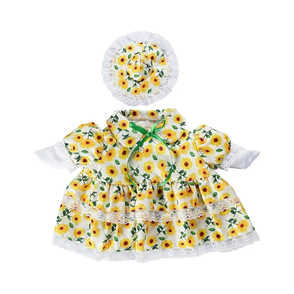 Porch Goose Costume with Sunflower Hat Compatible with For 23 Inch Decor Geese for Seasonal Garden and Front Porch Decoration