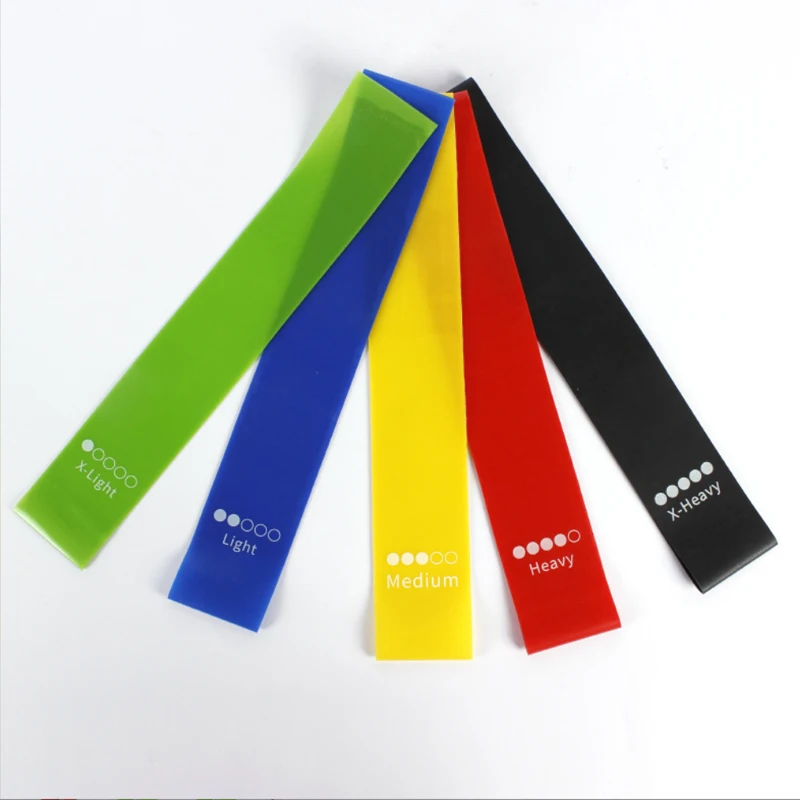 Resistance Bands for Working Out, 5 Set of Different Resistance Levels Elastic Bands with Carry Bag and Instruction Guide