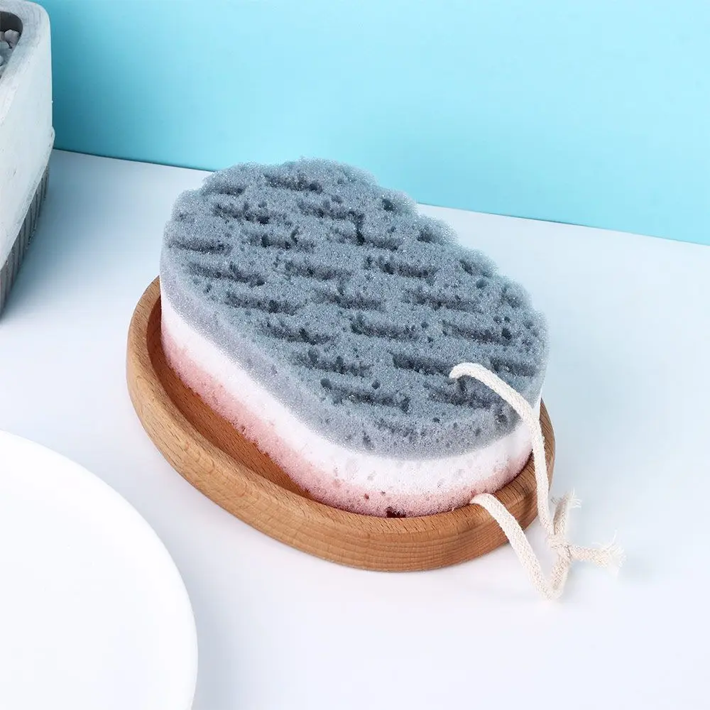 Wash Body Durable Massage Brush Exfoliation Quick Foaming Body Brush Sponge Bath Ball Shower Rub Sponge Scrubber