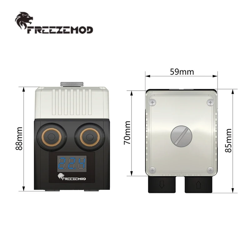 FREEZEMOD Water Cooler 12V Integrated Water Tank Pump Integrated Lift 3 Meters Flow 450L / PUB-12WX