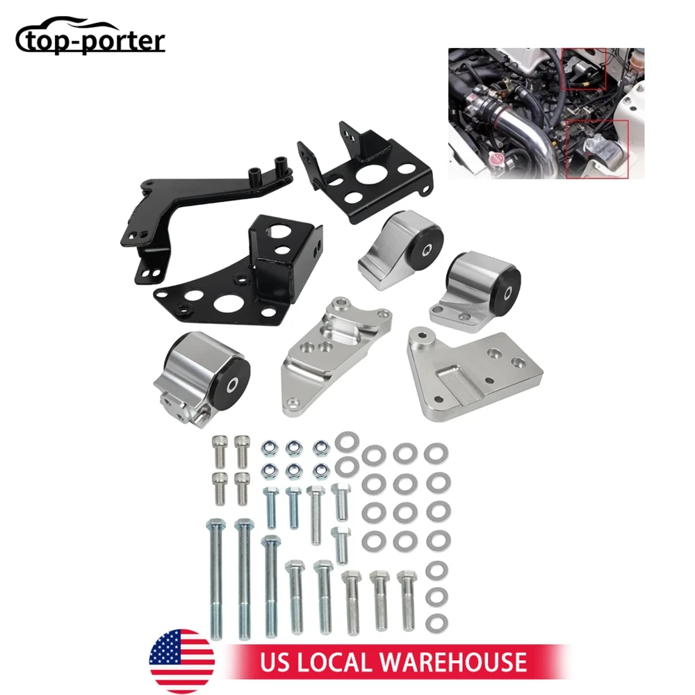 

Для Honda Civic K20 K24 EK 1996-2000 гг. Шасси K-серии Крепления двигателя Кронштейн для крепления двигателя Комплект крепления двигателя K4 Подходит для кронштейна двигателя