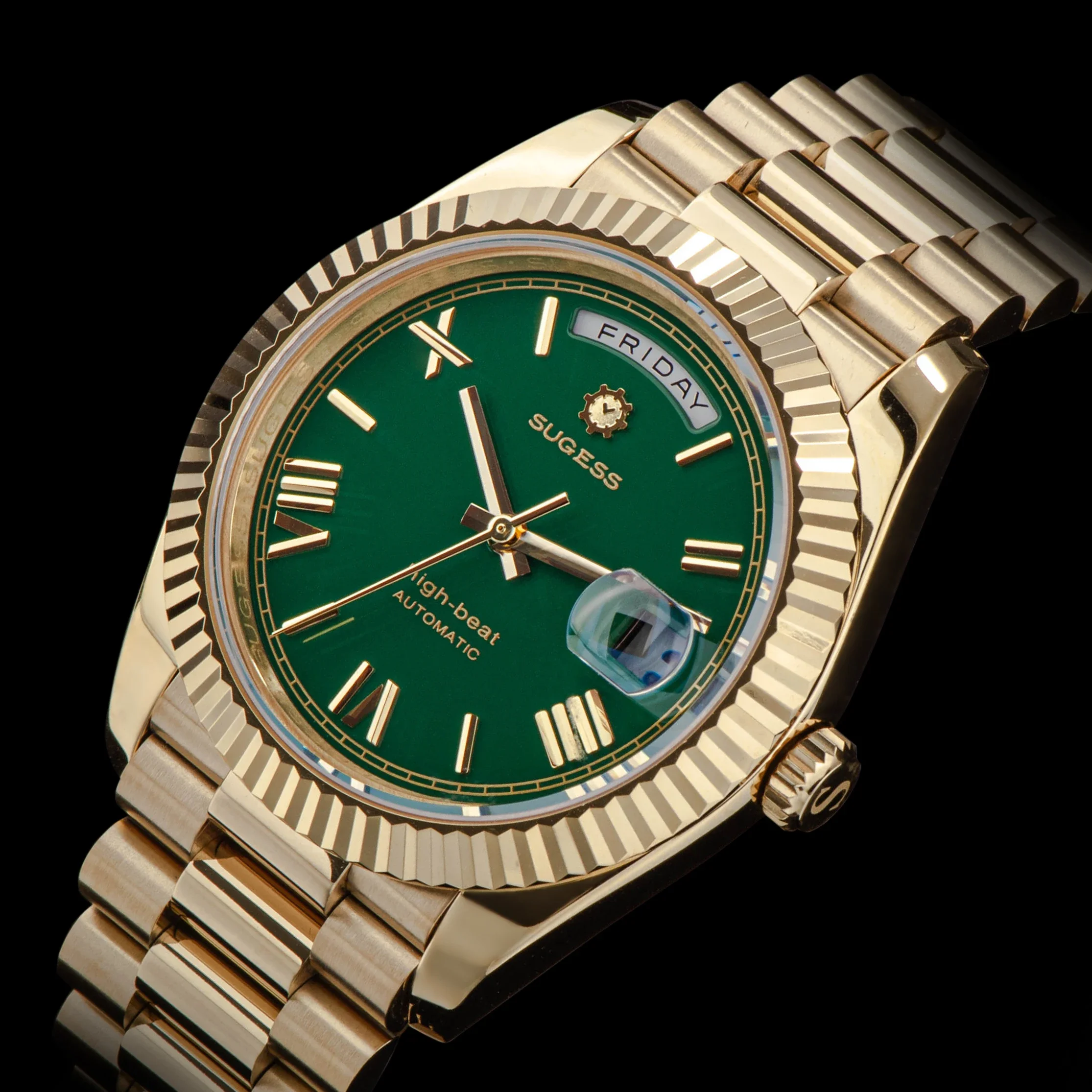 

Fully automatic mechanical men's watch waterproof business classic replica watch