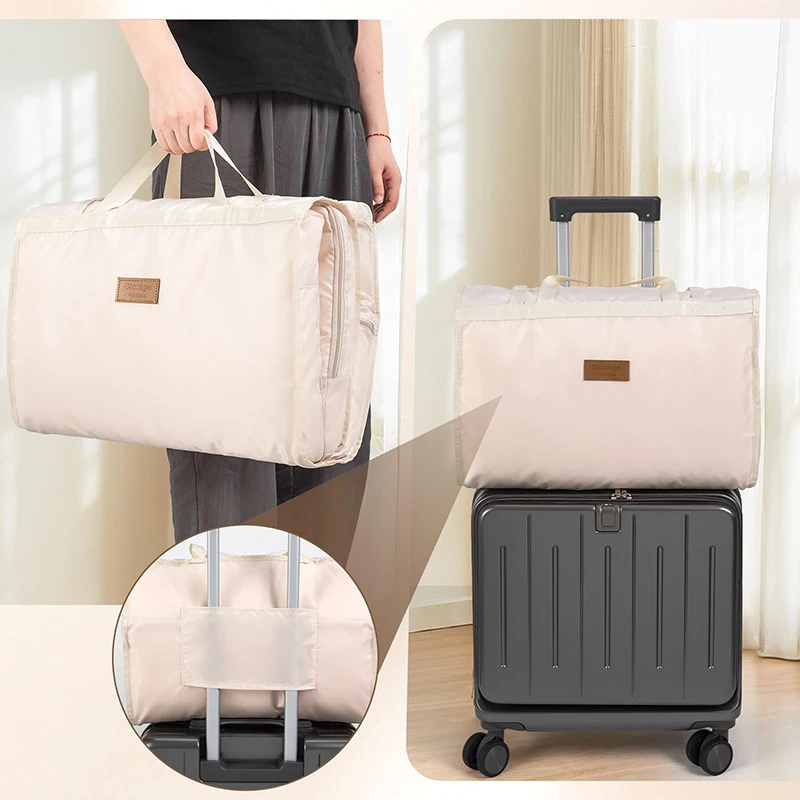 8-в-1 большие подвесные упаковочные кубики для женщин, органайзер для багажа, двойной режим (куб/подвеска) для чемодана, складная дорожная сумка для одежды