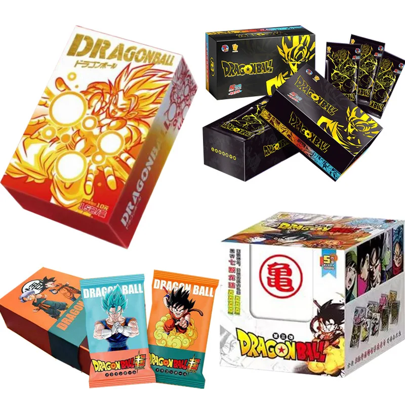 

Anime Dragon Ball Trading Collectible Card Goku Vegeta Freeza Sayajins Rare Character Game Card Toy Children's Christmas Gift