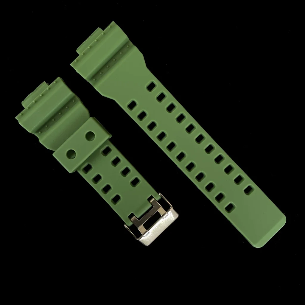 Silicone Strap For Casio G Shock GA110 GA100 GD100 GD110 Watchband Ga110 Bnb Ga-100 Ga300 Dw5600 6900 Durable Belt Watch Correa