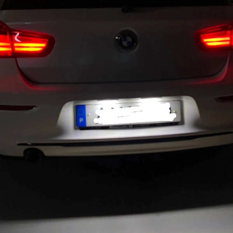 For BMW E81 E87 E63 E64 M6 E85 E86 Z4 Mini Cooper R55 Ultra Bright Led Number License Plate Lamp Light Car Accessories - view 6