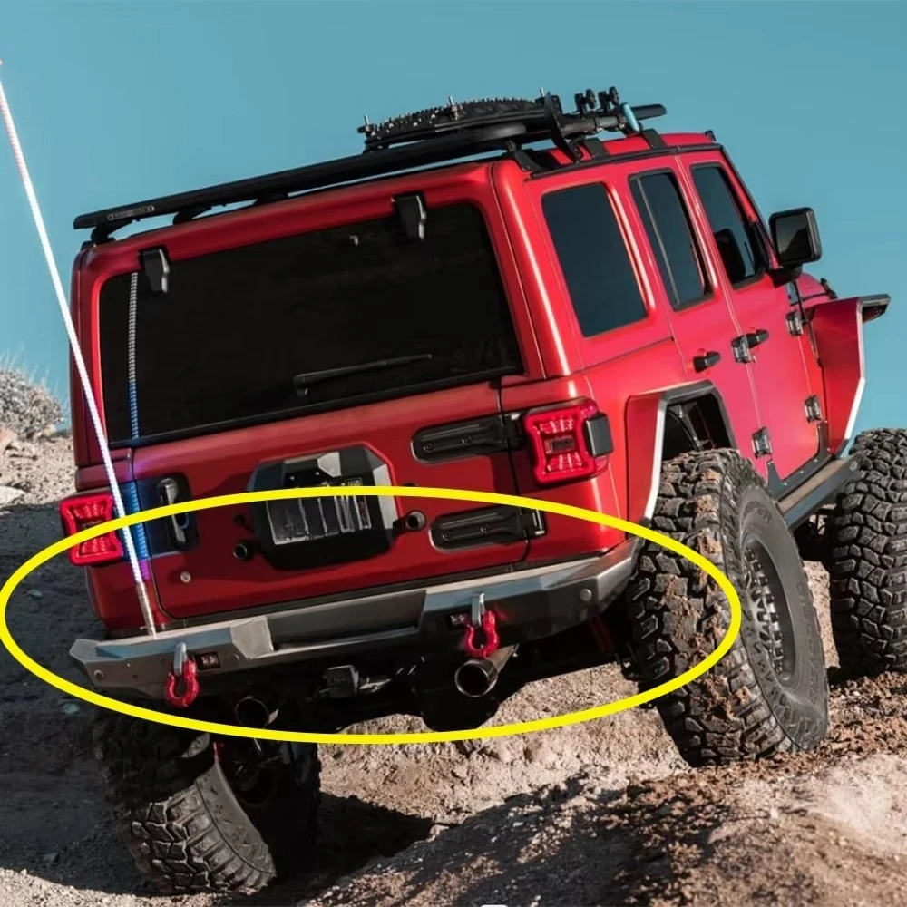 Lantsun JL1129 for wrangler JL Accessories  Steel  Rear Bumper Car Bumpers