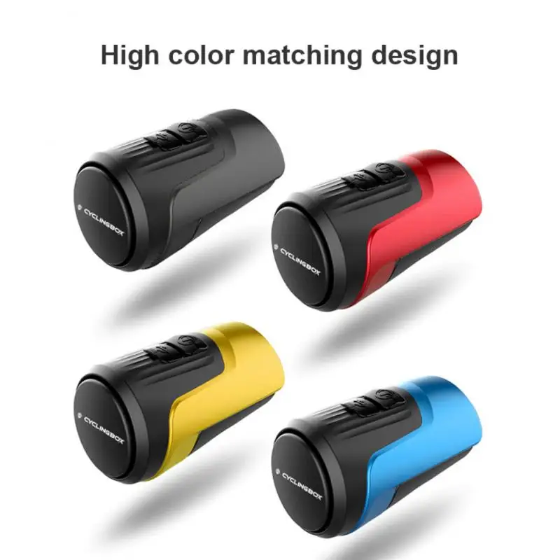 Electric Horn High Volume 125db Dustproof Anti-theft Waterproof Bike Accessories Bike Alarm Bell Usb Charging Riding Supplies