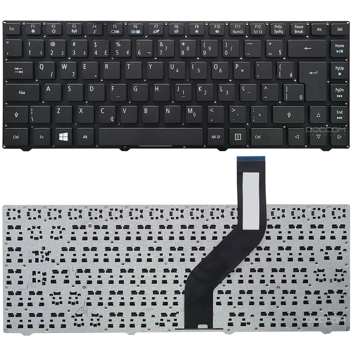 Acer Aspire One Cloudbook Ao1-431-c1fz Ao1-431-c4xg N15v2 14 Ao1-431 Ao1-431-c8g8 Black BR Notebook Keyboard Compatible