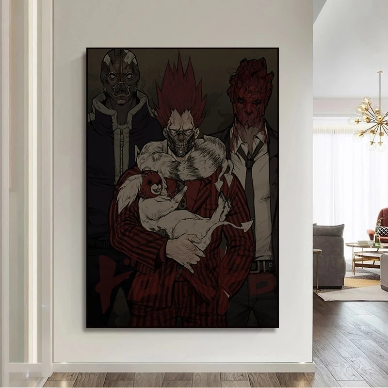 Dorohedoro Vintage Posters Kraft Paper Sticker Home Bar Cafe Wall Decor