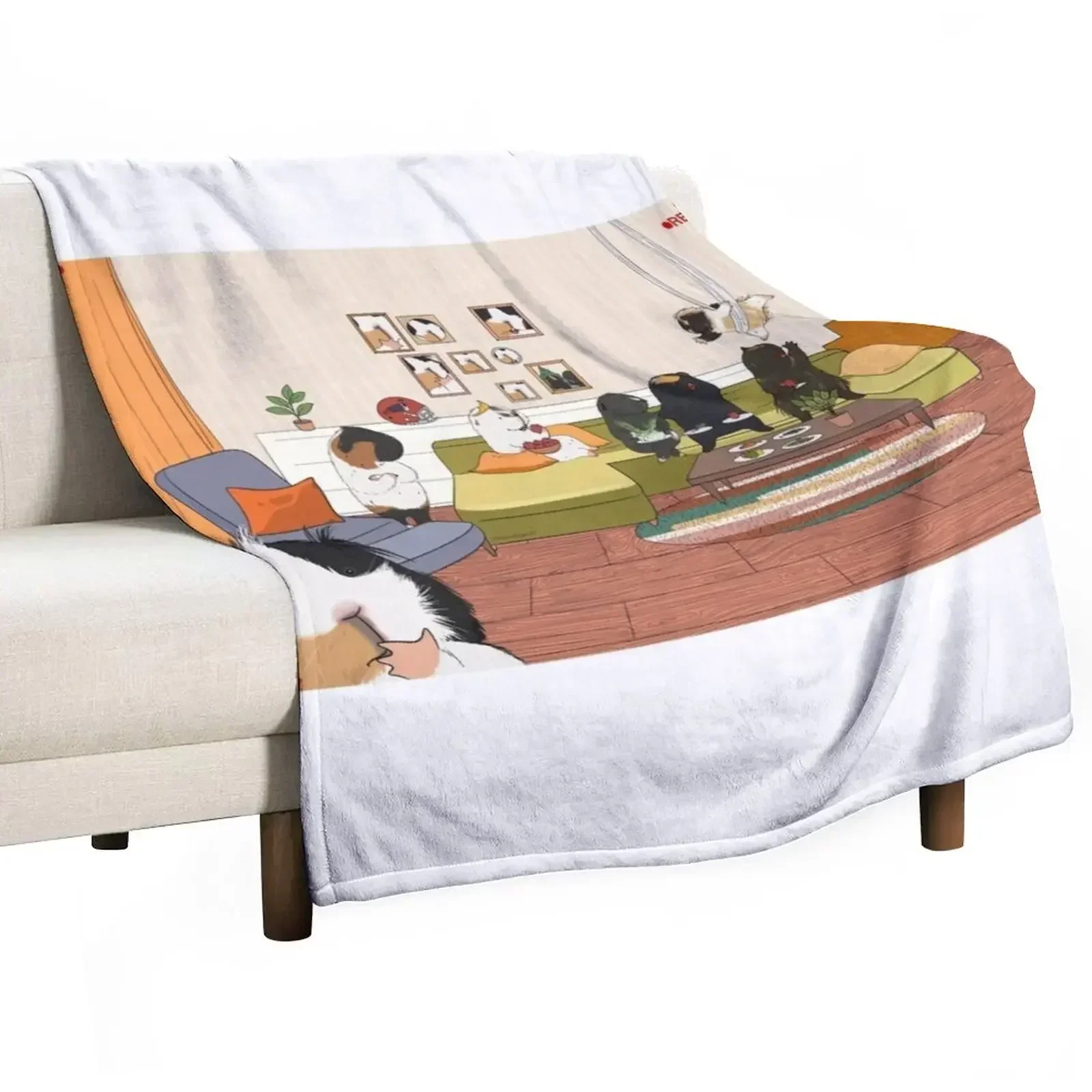 

Gronk's house Throw Blanket for babies Giant Sofa Bed linens cosplay anime Blankets