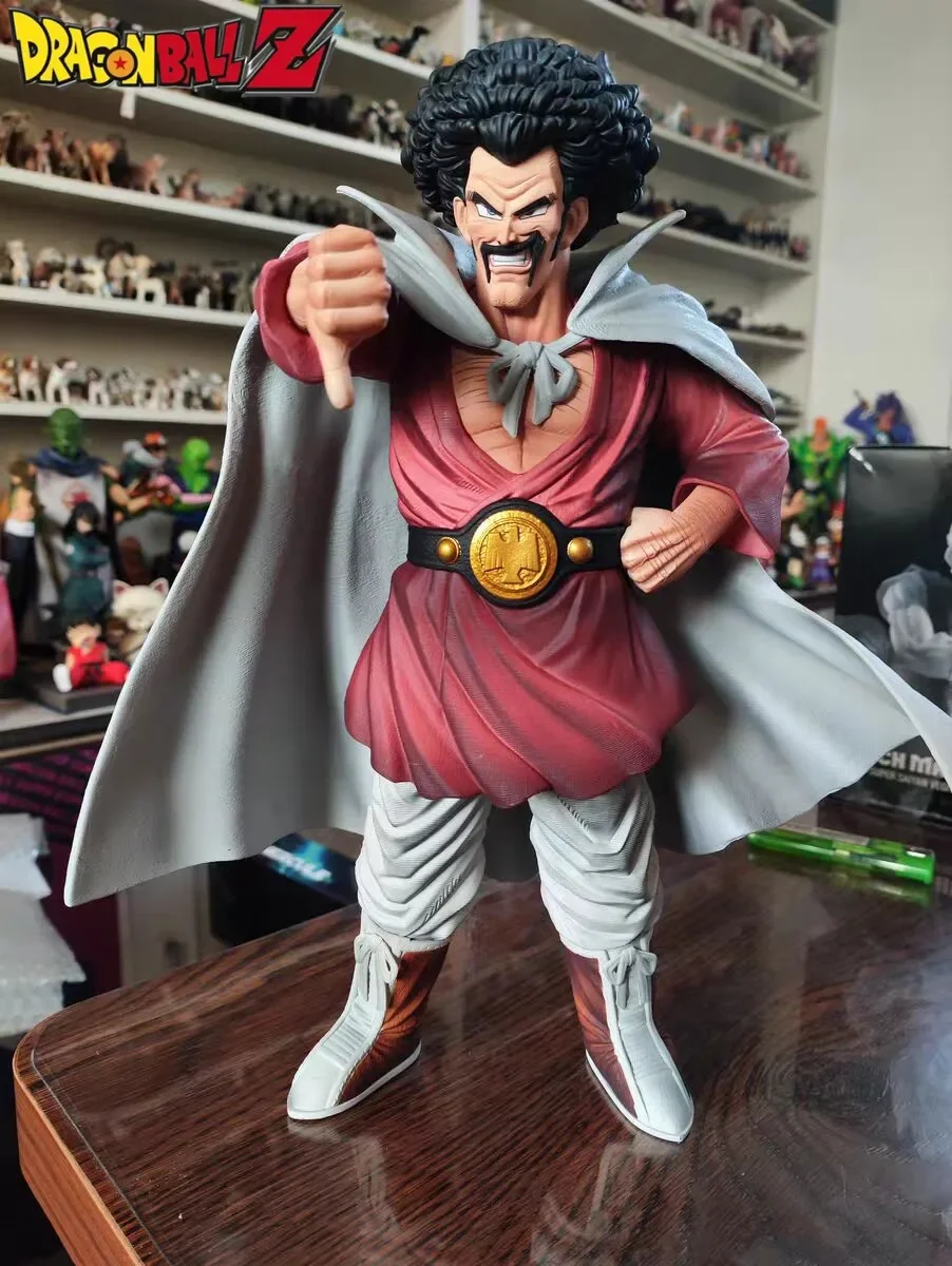 30cm Anime Dragon Ball Figure Mister Satan Hercule Pvc Action Figurine Gk Statue Room Collection Model Toys For Children Gifts