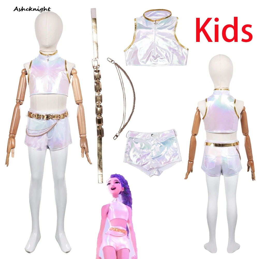 

2025 мультфильм «Охотник на демонов» KPop, косплей, детский топ, брюки, одежда, вечерние маскировочный костюм на Хэллоуин, карнавальные наряды, костюмы