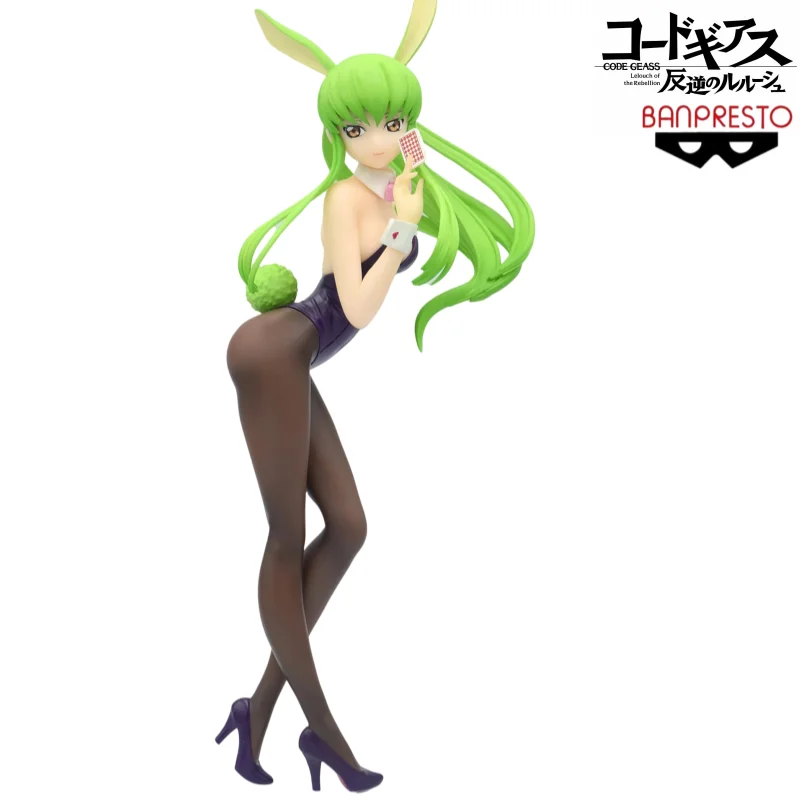 

In Stock Original Banpresto Lelouch of The Rebellion C C Bunny Girl Anime Characters Garage Model Statue Collectible Ornaments