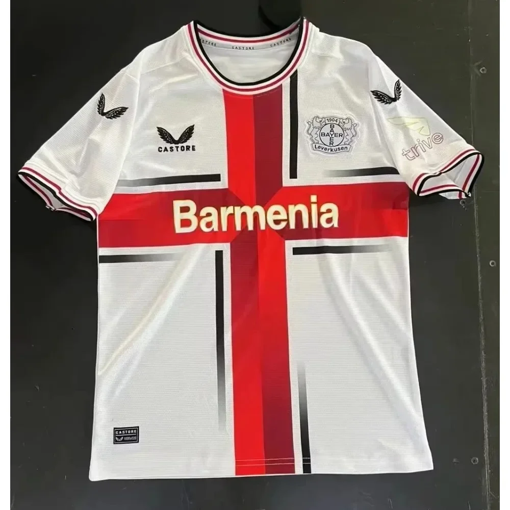 

football shirt men's quick-drying tops outdoor sports adult parent-child wear Summer children's T-shirt 3D printing Leverkusen