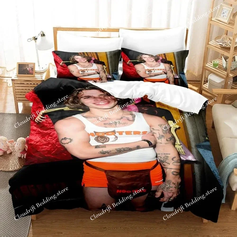 

3D Print Vinnie Hacker Bedding Set Duvet Cover Bed Set Quilt Cover Pillowcase Comforter king Queen Size Boys Adult Bedding Set02