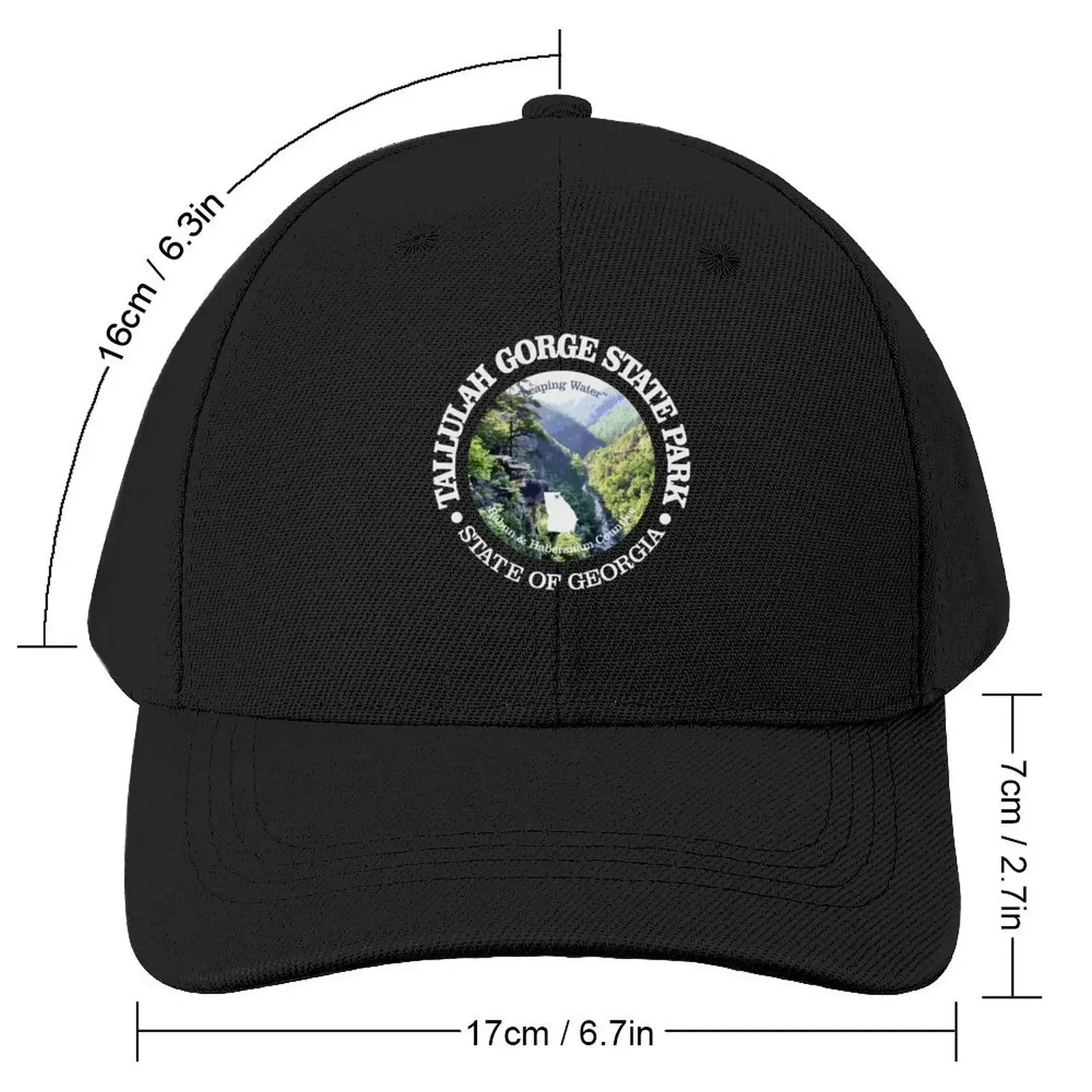 Tallulah Gorge SP Baseball Cap Sun Cap summer hat black Gentleman Hat Mens Caps Women's