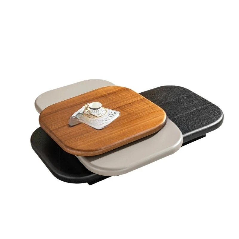 

Revolving coffee table Italian minimalist suspended tea table