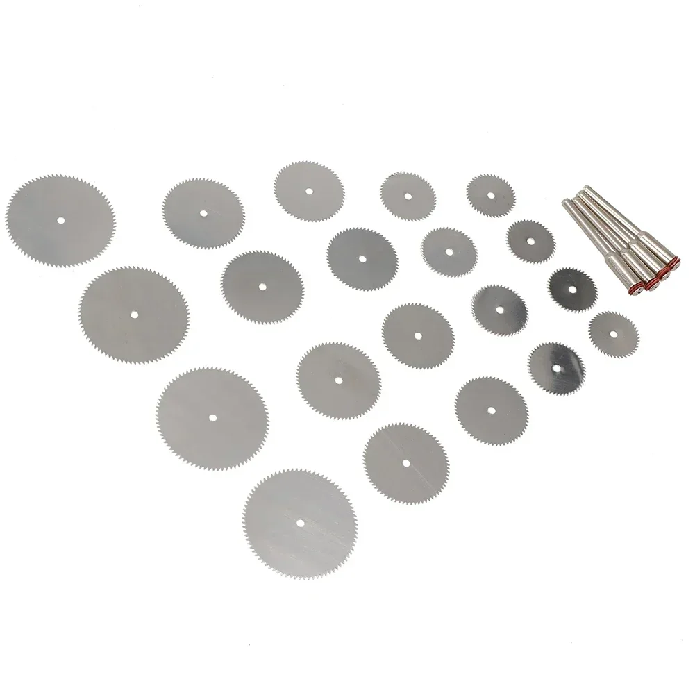 24 pçs conjunto de lâmina serra circular disco corte moagem elétrica ferramenta rotativa para dremel cortador metal ferramenta elétrica ferramentas corte madeira ho