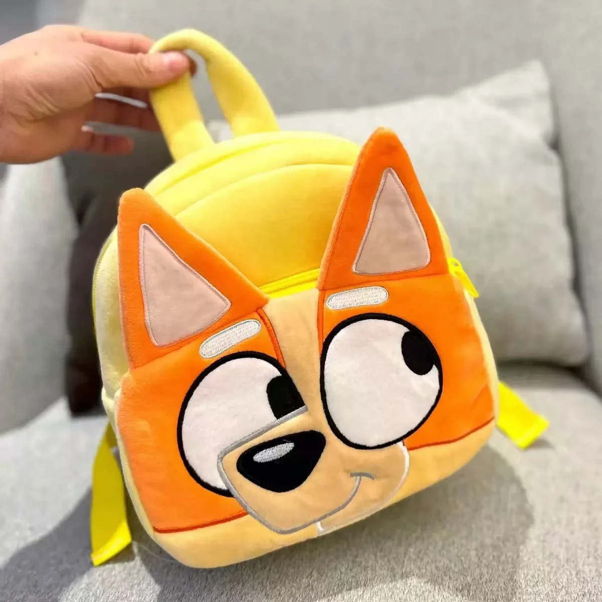 Cartoon Bluey Family Cosplay Kindergarten Children Schoolbag Bluebin Dog Backpack Cute Blue Orange Dog Backpack Children Gifts