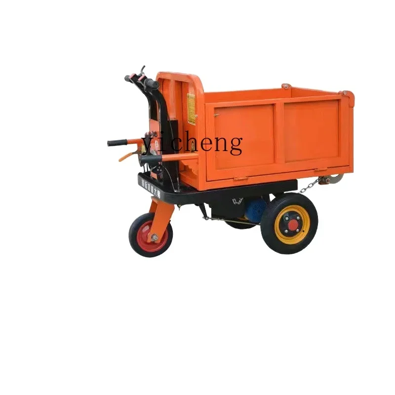 TQH electric trolley brick pull sand ash bucket truck dump truck for construction site