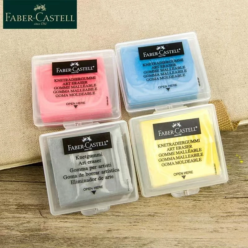 Faber-Castell Plasticity Rubber Soft Art Eraser Wipe highlight Kneaded Rubber For Art Pianting Design Sketch Eraser Stationery