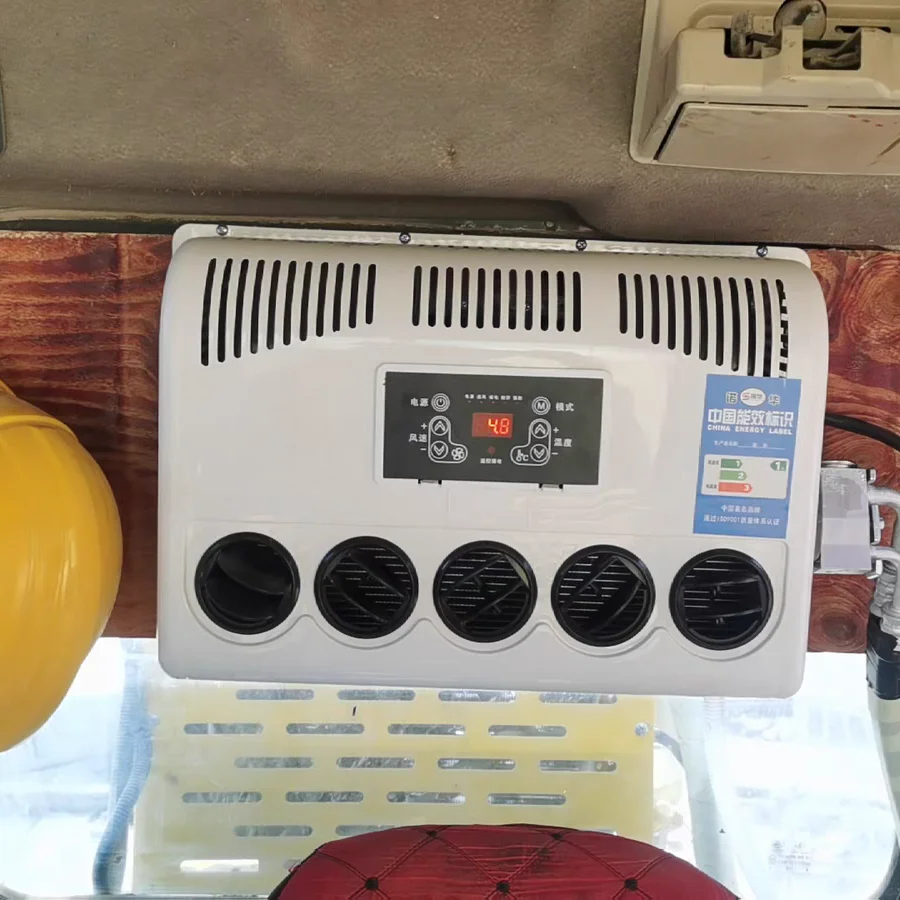 

Car Electric Air Conditioning 24V Large Truck Cooling Split Hidden 12V Parking Inverter DC Excavator Crane Modified