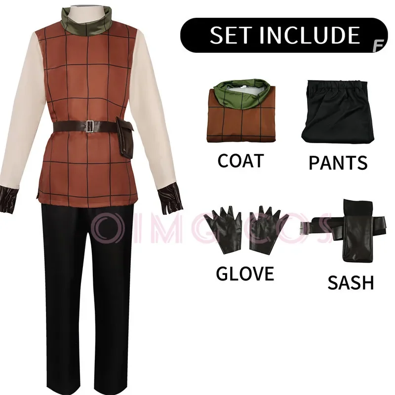 لذيذ في Dungeo Chilchuck تأثيري حلي كرنفال الكبار موحدة أنيمي هالوين ملابس تنكرية للحفلات النساء لعبة تنكرية