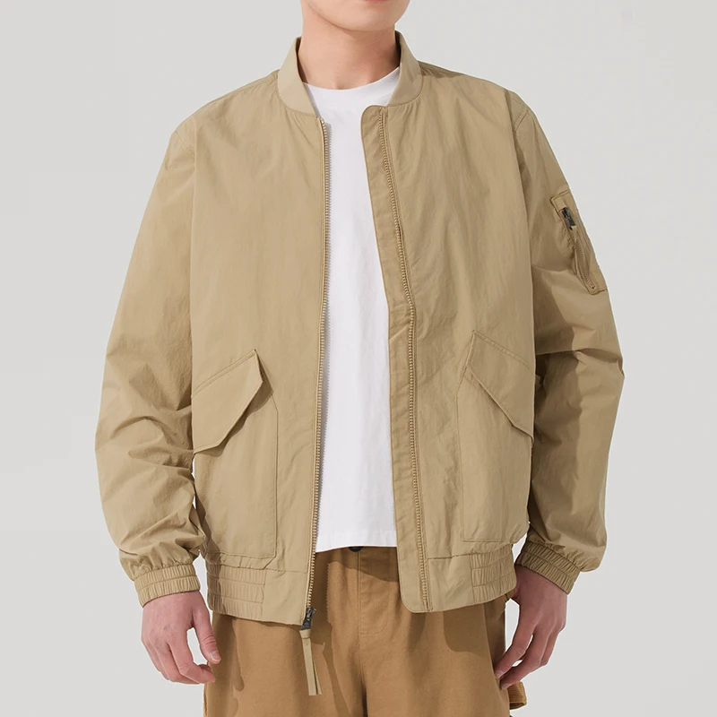 ملابس رياضية للرجال من Timberland للتدريب على اللياقة البدنية سترة كاجوال مريحة تسمح بمرور الهواء A4225Dh4