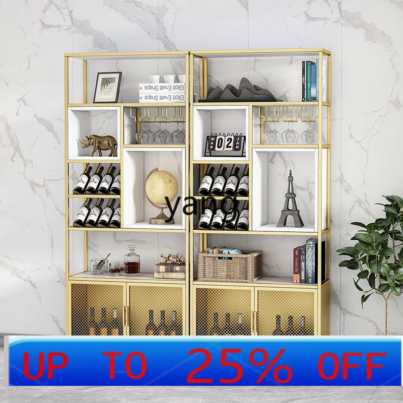 

Lmm wrought iron display rack against the wall, red wine display rack, household partition rack
