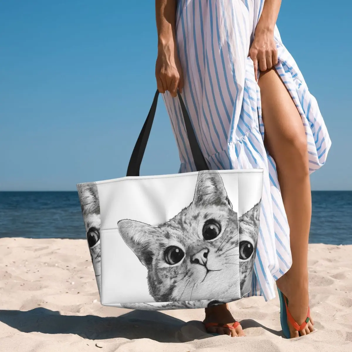 متستر القط حقيبة حمل على الشاطئ حقيبة رياضية رياضة اليوغا واق من المطر حقيبة حمل كبيرة المرأة حقيبة سفر حقيبة اللياقة البدنية #6