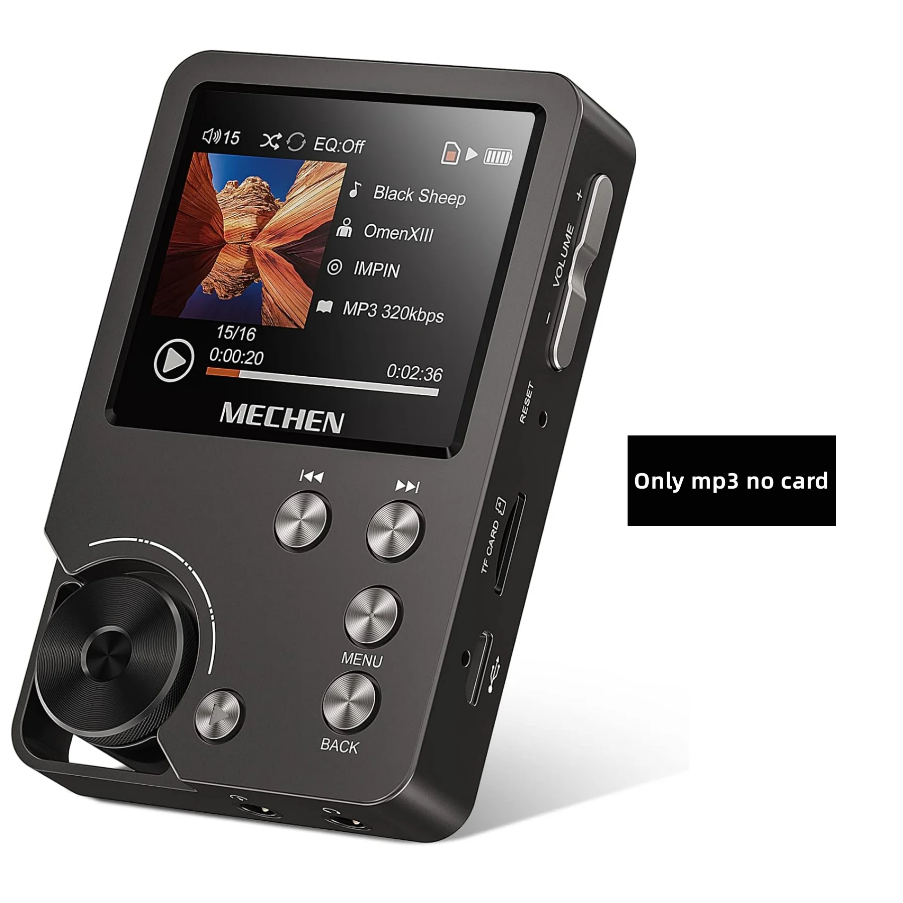 MECHN MP3プレーヤー、ロスレスDSD高解像度ポータブルHi-Fiデジタル