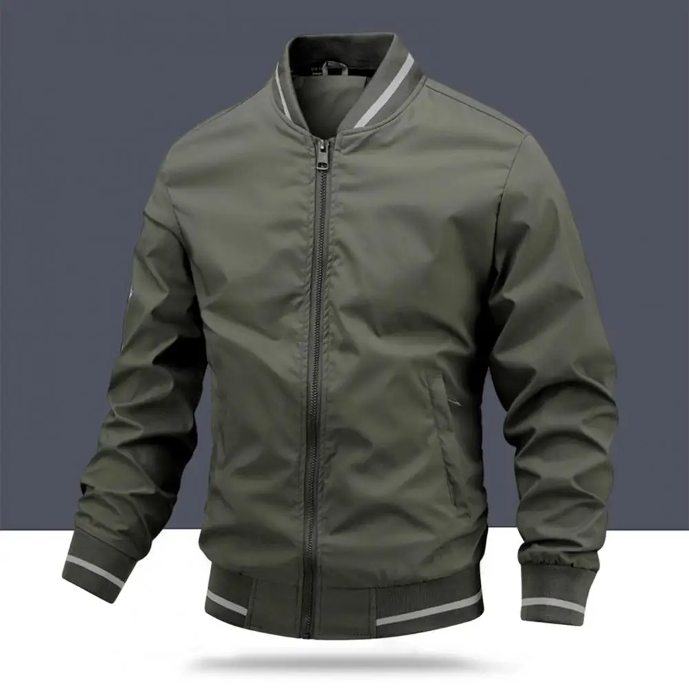 Spring Summer Bomber Jacket Men Black Casual Slim Fit Baseball Mens Jackets New Autumn Fashion High Quality Jackets for Men