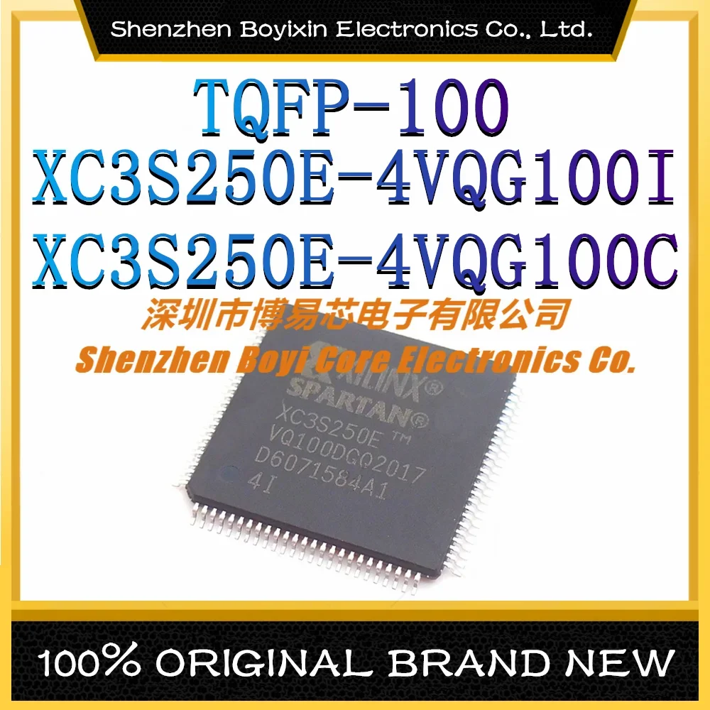 

XC3S250E-4VQG100I XC3S250E-4VQG100C Package: TQFP-100 New Original Genuine