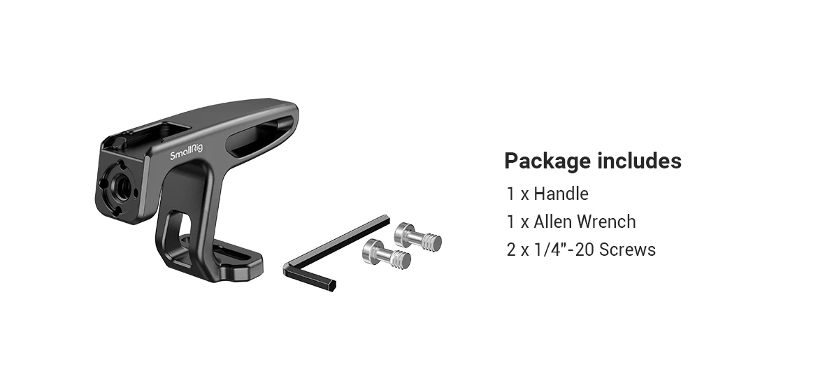 SmallRig Mini-Griff oben für leichte Vlogging-Kameras für Sony für Canon-Kamerakäfig mit 1/4 Zoll-20 Schrauben HTN2756 – Detail 6