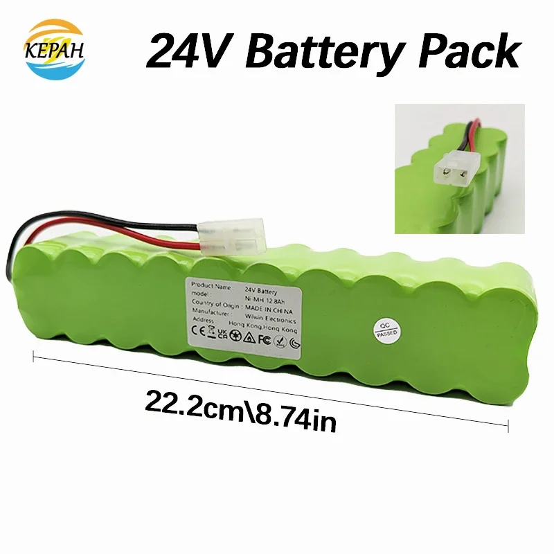 

24V SC NiMH Battery Pack 12800mAh for Rowenta CD Vacuum Cleaner Besen Air Force Extreme RH8770 RH8771WS RH877501 RH8779 RH877901