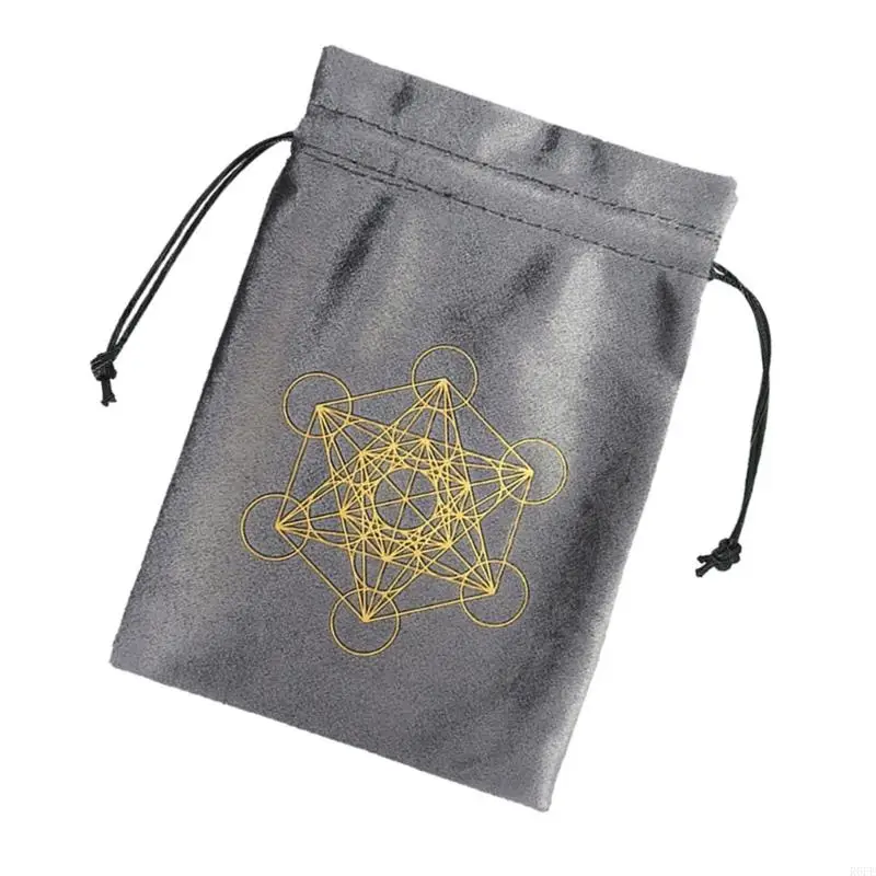 R6FE Flannel Tarot Bag Dices Drawtrings Pouches Bolsas regalo joyería