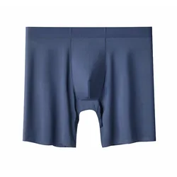 XL-7XL sport Boxer da uomo intimo Plus Size mutandine uomo accogliente sacchetto traspirante mutande a gamba lunga Boxer maschile Cuecas