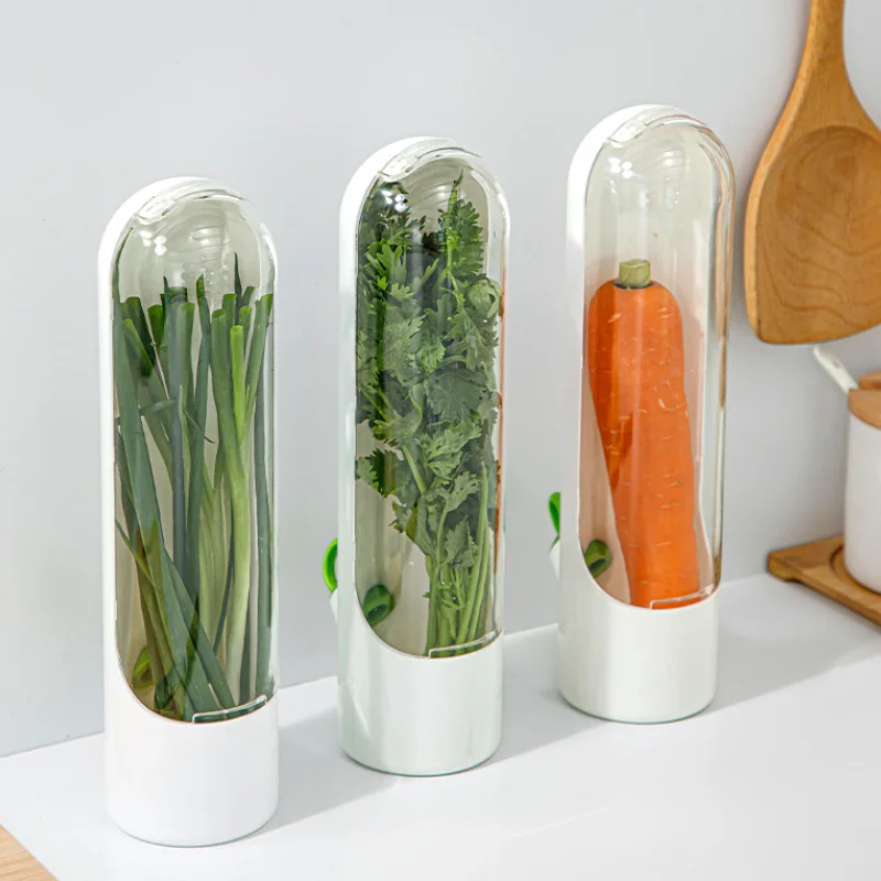 Asparagus and vanilla preservation box environmentally frindly preservation cup anti crushing vegetable refrigerator storage box