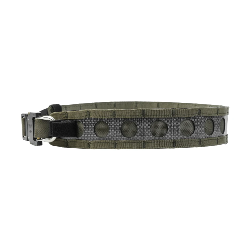 Tactical Belt Bison Quick Release Metal Buckle MOLLE Laser Cut Mens Belts Hunting Accessory Outdoor Work Belt