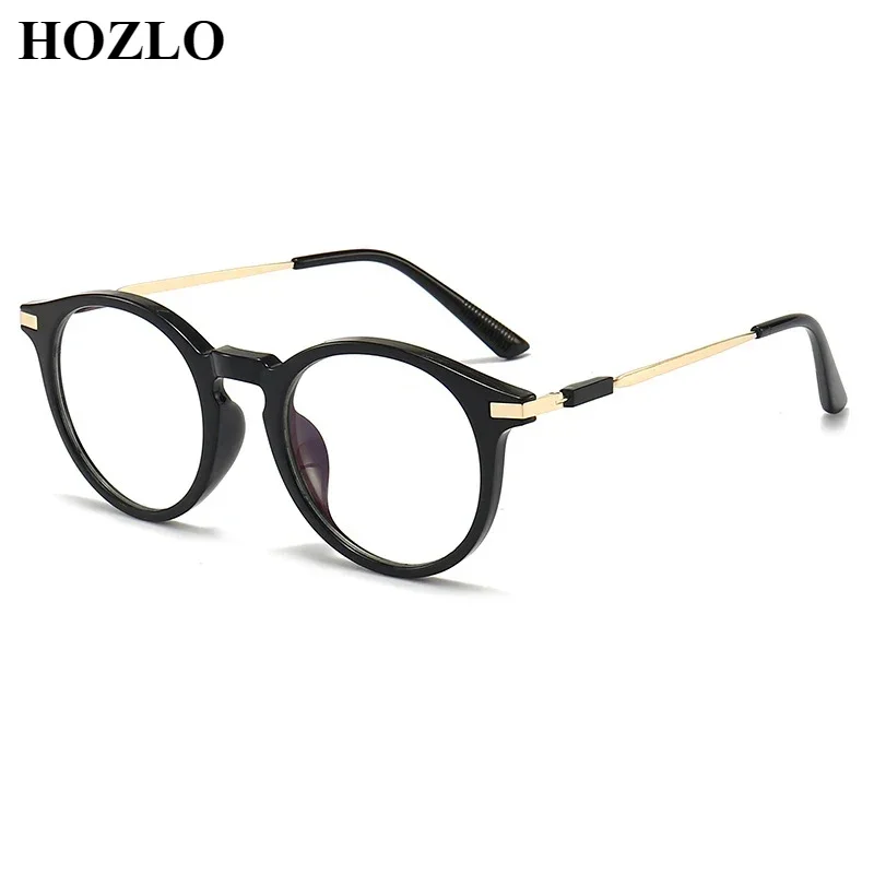 

New Fashion Round Anti Blue Light Myopia Glasses For Men Women Retro Nearsighted Eyeglasses Students Shortsighted Spectacles