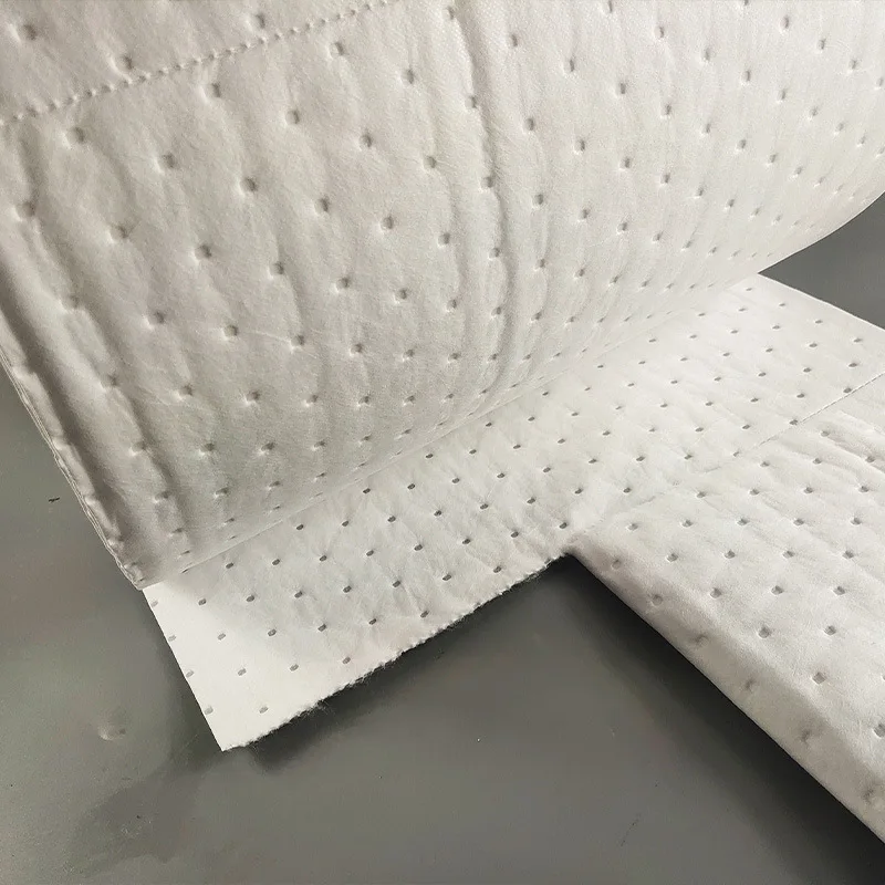 Producto de presión compuesta de línea de desgarro de rollo absorbente de agua y aceite respetuoso con el medio ambiente industrial