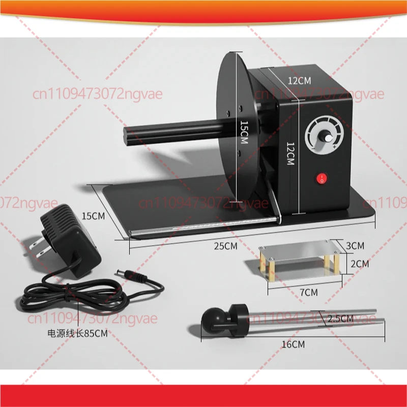 Adjustable Speed Barcode Label Rewinding Machine Self-adhesive Paper Tag Care Label Collecting Equipment Power Tools Accessory