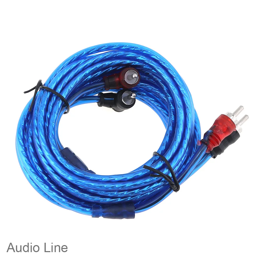 1 Set 10 Gauge 175 Core 4M PVC Made of High-density Conductors Copper Clad Aluminum Amp Wiring Kit