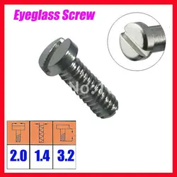 500pcs 2.0x1.4x3.2mm Eyewear glasses Optical Eyeglasses screw accessories