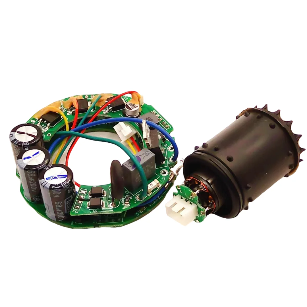 for Hair Drier 3-phase Brushless Motor AC120V 100000RPM Ultra high speed Through Hole Hair Dryer Motor With Controller