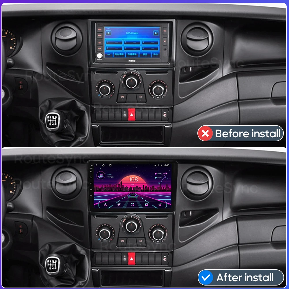 Android Auto For Iveco Daily Europass Eurocargo 2006 - 2018 Car Radio Multimedia Video Player Navigation GPS Carplay 2din Stereo